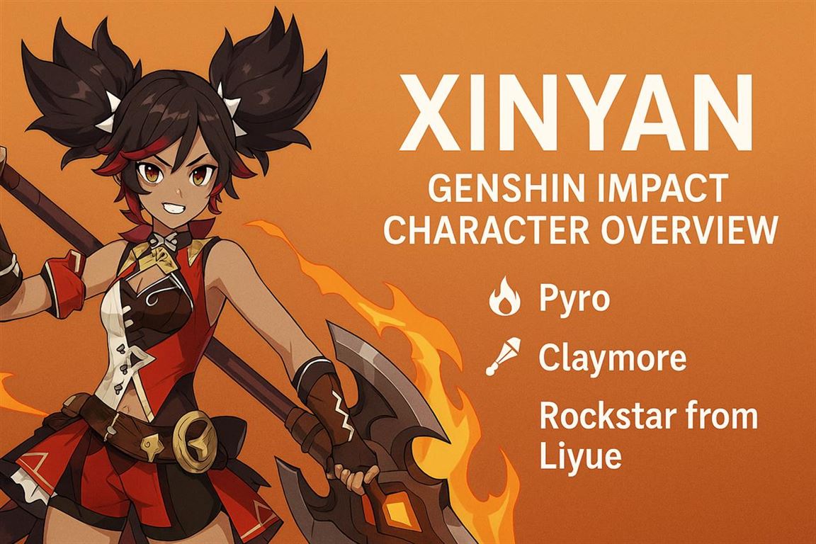 Xinyan genshin impact character overview