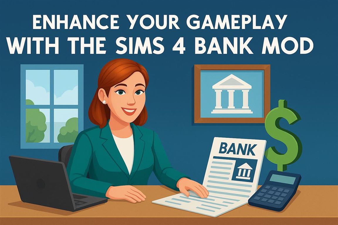 Enhance your gameplay with the Sims 4 bank mod
